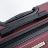 3 Piece Luggage Sets Lightweight Suitcase With Two Hooks, Spinner Wheels, Tsa Lock, (20/24/28) - Wine Red - Image 23