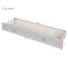 Queen Murphy Bed Elegantly Designed With Large Drawers - White - Image 16