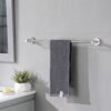 Bathroom Set 4 Pack With Towel Bar Racks, Toilet Paper Holder, Ring, Hook, Stainless Steel - Brushed Nickel - Image 2