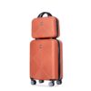 2 Piece Luggage Sets Lightweight Suitcase, Spinner Wheels, (20/14) - Dark Orange - Image 4