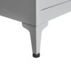 Metal Kitchen Storage Cabinet, Kitchen Pantry Storage Cabinet With Doors And Shelves, Storage Cabinet With Adjustable Leveling Foot For Kitchen, Living Room And Dining Room - Gray - Image 5