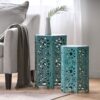 Eliana - Stylish Side Table - Teal - Image 8