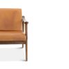 Brandon - Antique Leather Lounge Chair - Brown / Tan - Image 9