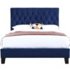 Luma - King Upholstered Bed - Blue - Image 2