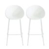 Gable - Barstool (Set of 2) - White - Image 2