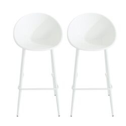 Gable - Barstool (Set of 2) - White