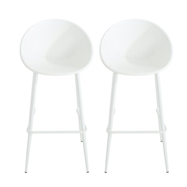 Gable - Barstool (Set of 2) - White