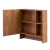 Wall Mounted Bathroom Storage Cabinet With Mirror Door, Medicine Cabinet, Over The Toilet Storage Cabinet With Shelves And Towel Rack - Walnut Brown - Image 10