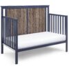 Connelly - 4 In 1 Convertible Crib - Midnight Blue / Vintage Walnut - Image 4