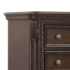 Traditional 5 Drawer Chest - Mahogany - Image 3