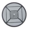 Bistro Table With Iron Frame And Glass Top - Gray - Image 7