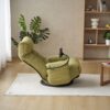 Adjustable Swivel Lounge Chair With 360 Degree Rotating Seat And Headrest Support Leisure Chair Deck Chair Game Chair For Living Room - Green - Image 13