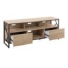 Folia - Contemporary TV Stand - Natural / Black - Image 2