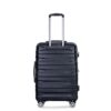 Luggage Set Of 5 Pieces, Expandable Hard Pc Luggage Set With Tsa Lock For Rotating Wheels, Lightweight Rolling Luggage - Black - Image 11