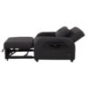 3 In 1 Pull Out Sofa Sleeper With Wing Table And USB Charge - Black - Image 14