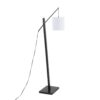 Arturo - Contemporary Floor Lamp - Black / White - Image 4