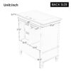 30" Bathroom Vanity With Sink, Bathroom Cabinet With A Door, 3 Drawers Legs, Adiustable Foot Pads - Gray - Image 9