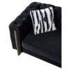Chesterfield - Modern Tufted Velvet Living Room Sofa, 84.25''W Couch - Black - Image 10