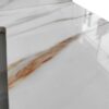 Elegant Vanity Top With Undermount Sink And Backsplash - White Carrara Marble - Image 10