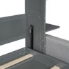 Queen Size Murphy Bed Space Saving Wall Bed With Sofa - Gray - Image 8