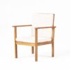 3 Piece Patio Set With Slatted Design, 2 Club Chairs And Coffee Table - Brown - Image 4