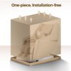 Bosscare - Sl Zero Gravity Massage Full Body Chair With Voice Control Shiatsu Recline - Beige / Gold - Image 10