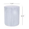 End Table, Outdoor - Light Blue - Image 5
