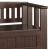 Acadian - Entryway Storage Bench With Shelf - Brown - Image 6