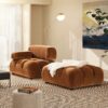 Marcel - Bubble Modular Modern Cocktail Ottoman - Orange - Image 6