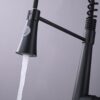 Commercial Kitchen Faucet With Pull Down Sprayer And Magnetic Docking Spray Head - Matte Black - Image 6