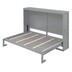 Queen Size Murphy Wall Bed - Gray