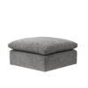Naveen - Linen Modular Sectional Sofa With Ottoman - Gray - Image 4