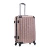 3 Piece Hard Luggage Set With Swivel Wheels And Password Lock, 20 / 24 / 28 " - Rose Gold - Image 7