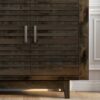 Avondale - High BookShelf Pier - Charcoal Brown - Image 5