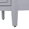 20" Bathroom Vanity With Sink, Bathroom Cabinet With A Door, Door Shelf Storage And Adiustable Foot Pads, A Drawer - Gray - Image 21