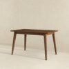 Levi - Modern Rectangular Dining Kitchen Table - Brown - Image 4