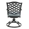 Dining Swivel Chair (Set of 2) - Light Blue - Image 6