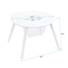 Children's Panel Table With 4 Chairs - White - Image 6