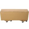 Furniture Moving Dolly, Heavy Duty Wood Rolling Mover With Wheels For Piano Couch Fridge Heavy Items, Securely Holds 500 Lbs (2 Piece Round Platform) - Natural - Image 8