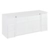 Full Size Murphy Bed With Drawers, Cabinets And USB Ports - White - Image 6