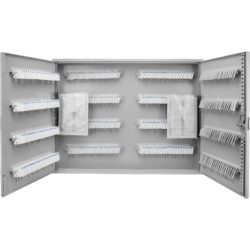 320 Capacity Fixed Position Key Cabinet With Key Lock - Gray