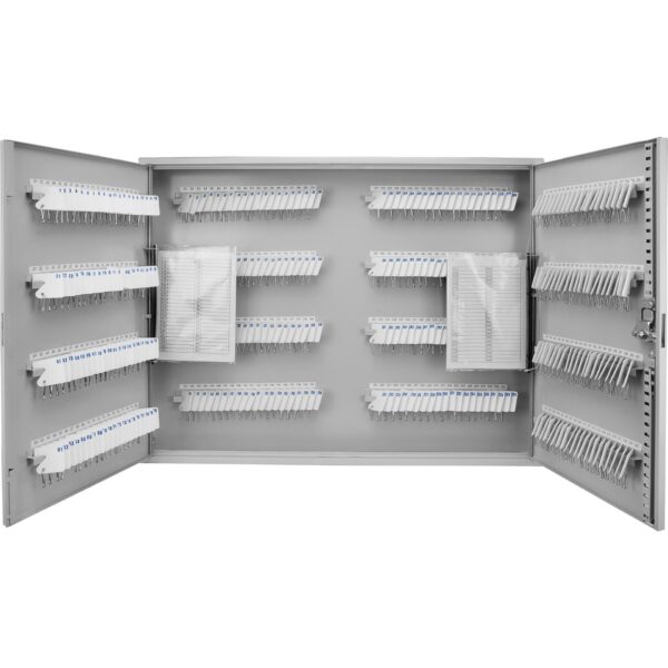 320 Capacity Fixed Position Key Cabinet With Key Lock - Gray