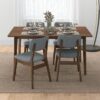 Carlos - Solid Back Side Chair (Set of 2) - Brown / Gray - Image 11