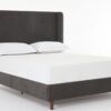 Harper - Tall Headboard Upholstered Bed With High Headboard - Gray - Image 4