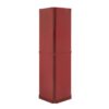 6 Shelf Corner Curio Display Cabinet With Lights, Mirrors And Adjustable Shelves (E26 Light Bulb Not Included) - Cherry - Image 10