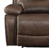 Aashi - Leather Gel Match Recliner Chair - Brown - Image 3
