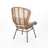Calypso - Outdoor Chair With Water Resistance Cushion And Iron Frame - Beige - Image 7