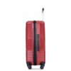3 Piece Luggage Sets Lightweight Suitcase With Two Hooks, Spinner Wheels, (20/24/28) - Red - Image 11