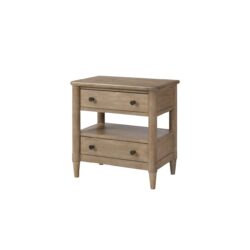 Open Nightstand With 2 Drawers - Sand