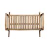Outdoor Rocking Loveseat With Acacia Wood Frame - Natural - Image 7